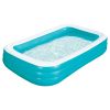10ft Family Inflatable Swimming Pool, Rectangular, Age 6 & up, Unisex