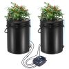 VEVOR DWC Hydroponics Grow System, Hydroponic Growing System with Top Drip Kit, Deep Water Culture 5-Gallon 2 Buckets, with Air Pump