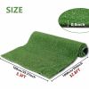 3ft x 32ft Premium Artificial Turf Mat with Drainage Holes. Thick Fake Grass with Rubber Backing, Ideal for Indoor/Outdoor Pet Areas,