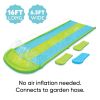 Triple-Lane Water Slide + (3) Inflatable Boogie Boards for Summer Water Play for Toddlers & Children Age 2+