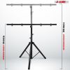 5 Core DJ Light Stand Height Adjustable 39-100" Heavy Duty Tripod Stage Lights Stands w Light T Bar