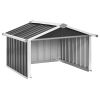 Garden Shed Anthracite Galvanized steel Medium Durable