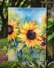 Sunflowers in Watercolor Garden Flag Mailbox Flag Decorative Yard Flag Banner Outside Patio Artwork Yard Flower Beds, Garden Size, Multicolor