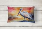 Nautical Collection Throw Pillow Throw Pillow for Indoor Couch Bed Outdoor Patio Washable, Pelican 2852,12Hx16W