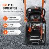 VEVOR Plate Compactor, 2.8 HP 78.5CC Gas Engine 5,250 VPM, 1,920 lbs Force Vibratory Compaction Tamper with 18.7 x 11.8 inch Plate for Walkways