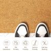 Welcome Doormats Natural Coco Coir Mats with Non Slip PVC Backing Indoor Outdoor Mats for Home & Office Floor Mats for Door Decor Patio Decor Plain En