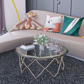 36 Round Tempered Glass Table Top 1 2  Thick Beveled Polished Edge (Option: Transparent)