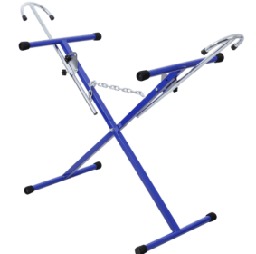 Folding Bumper Stand, Lightweight Panel Stand With 200 Pounds Capacity, Folding Bumper Storage Stand Auto Panel Repair Paint Holder (Color: Blue)